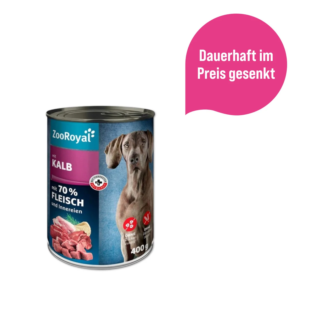 ZooRoyal Hunde-Nassfutter mit Kalb günstig kaufen