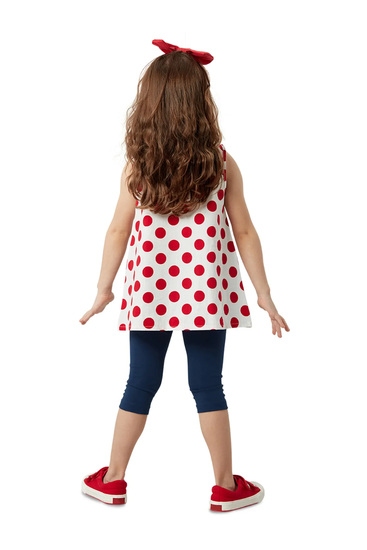 Denokids  Polka Dotted Lily Tunika-Strumpfhosen-Set für Mädchen