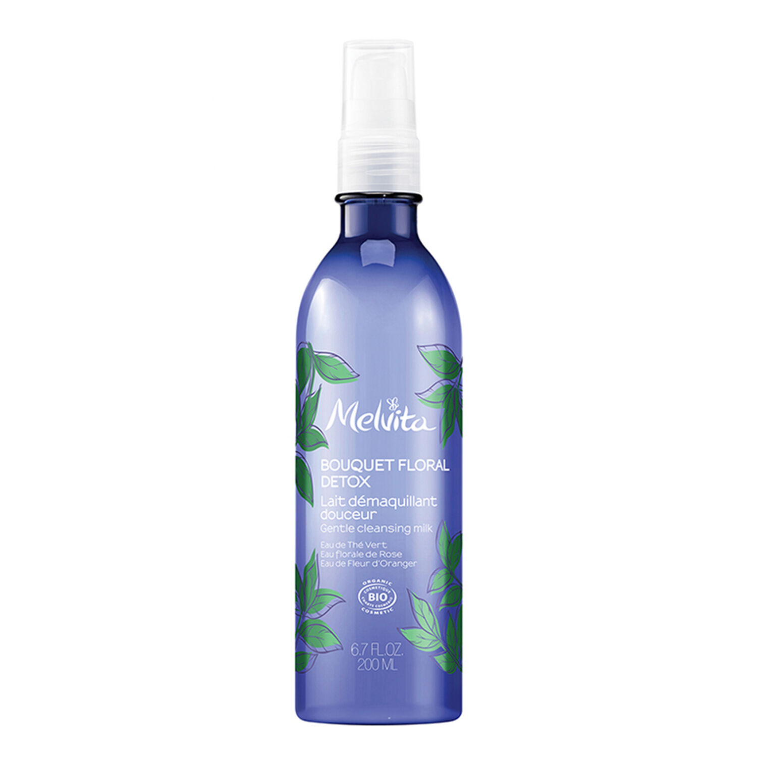 Melvita Lait Démaquillant Douceur Bouquet Floral Detox 200 ml
