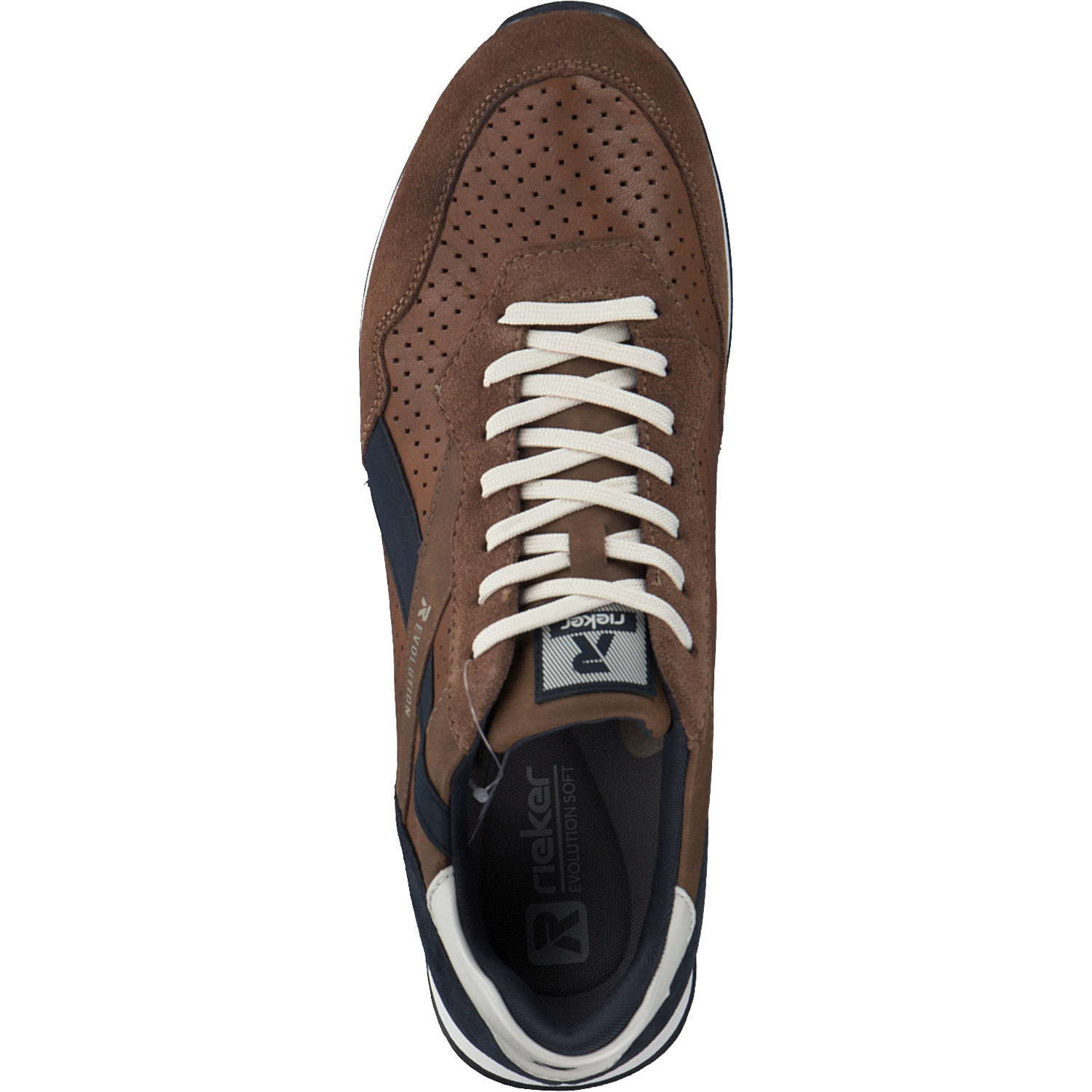 Rieker U0302, Sportliche Halbschuhe, Herren, sattel/brown/mandel/ozean/pazi