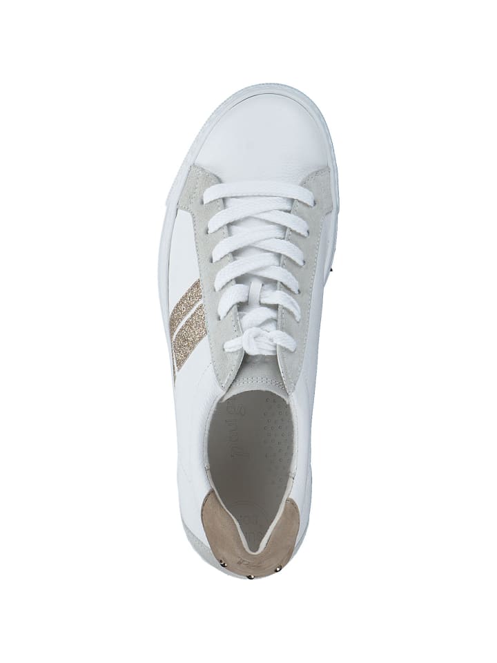 Paul Green Schnürschuhe in white/sand günstig kaufen