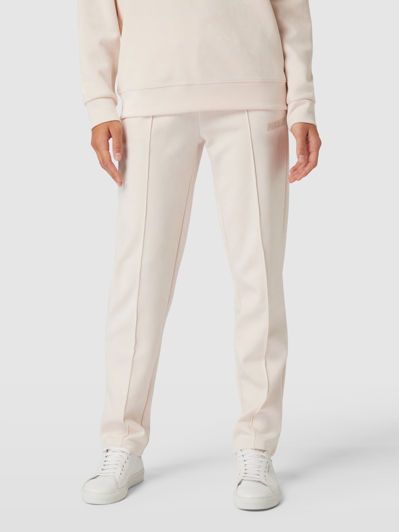 Sweatpants mit Label-Detail Modell 'EUPHEMIA' in sand