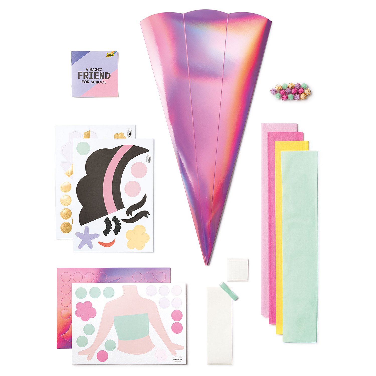 folia Schultüten-Bastelset 
