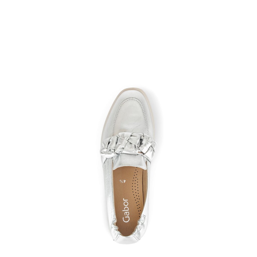 Gabor fashion Slipper silber