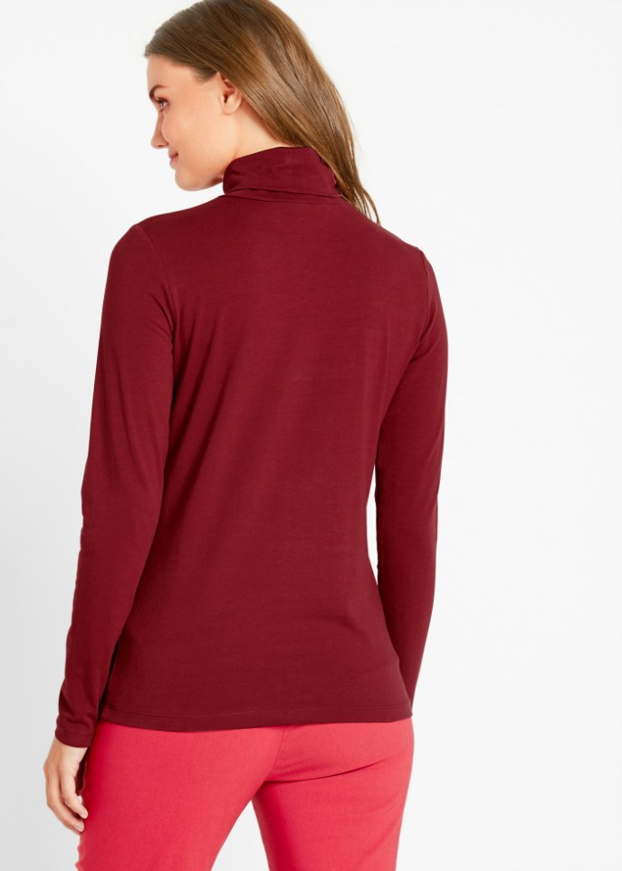 Langarmshirt mit Rollkragen (2er Pack)