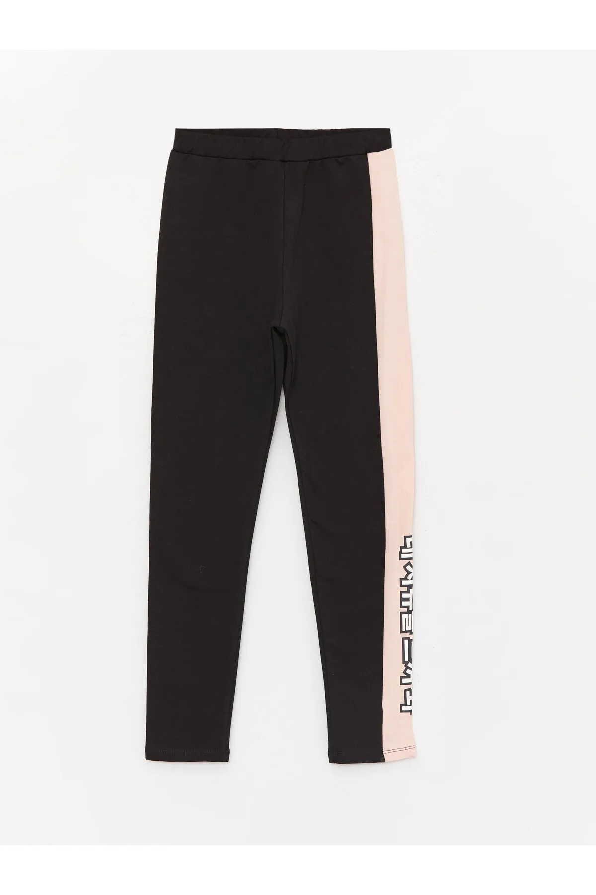LC Waikiki  Bedrucktes Sweatshirt und Leggings für Mädchen mit langen Ärmeln und Rundhalsausschnitt