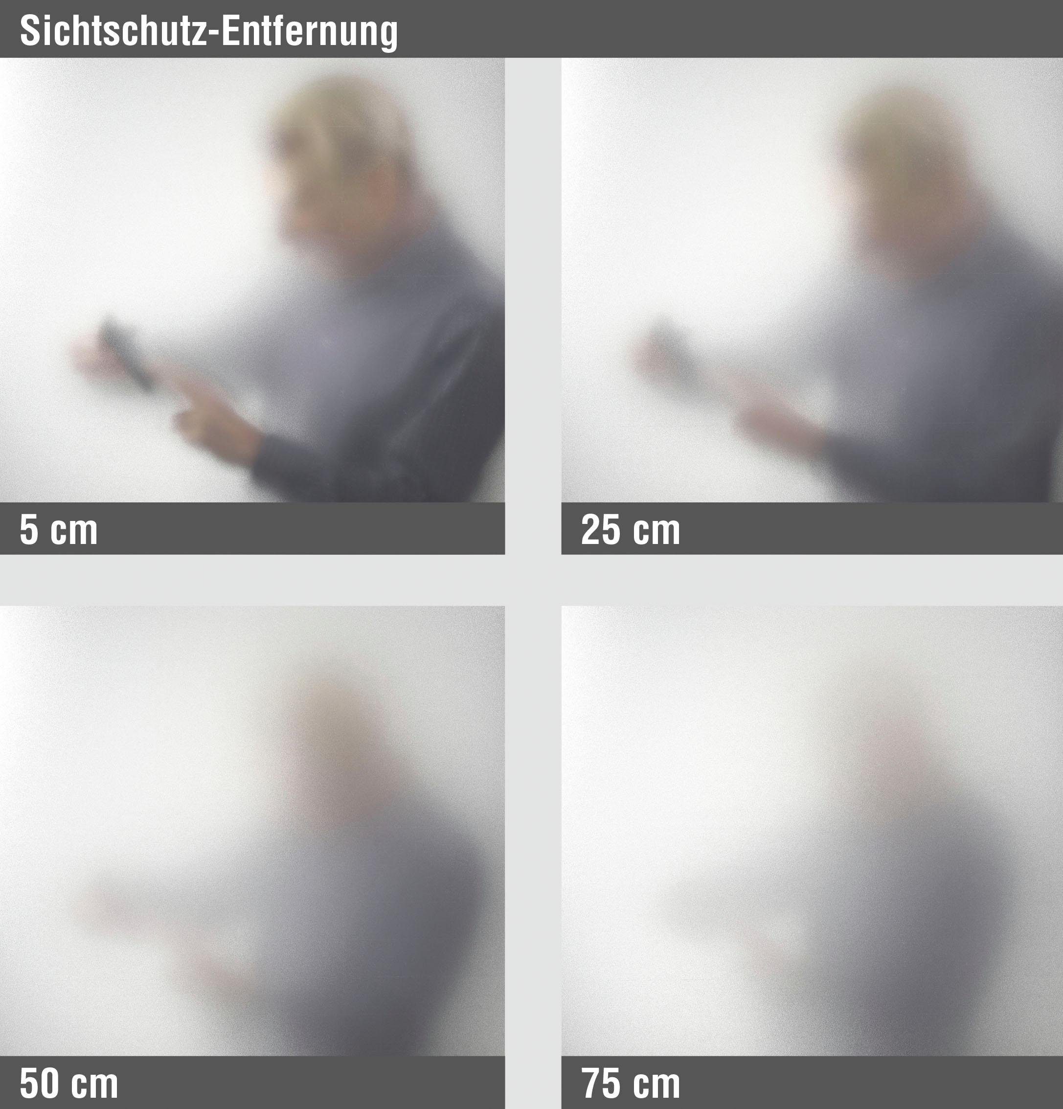 Fensterfolie, GARDINIA, halbtransparent, glatt, filtert schädliches UV-Licht