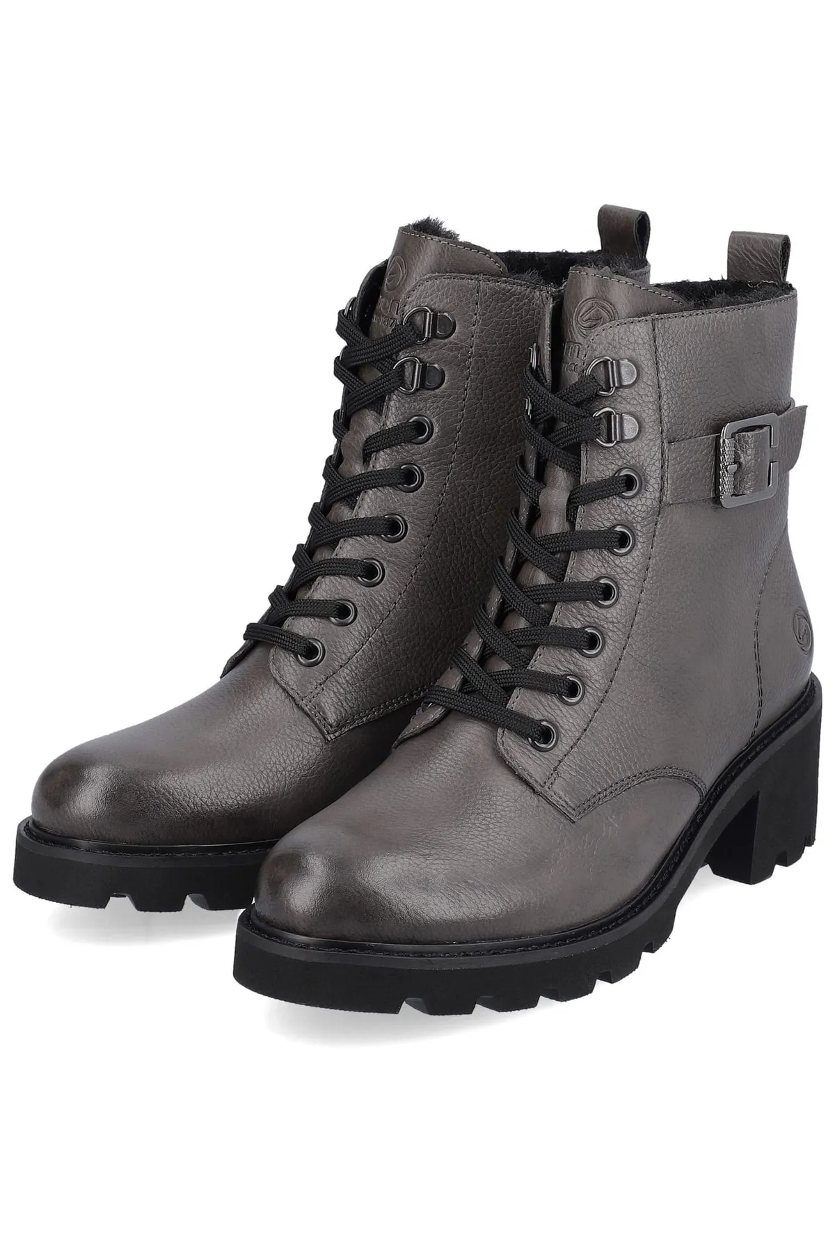 Remonte  Stiefelette - Grau - Blockabsatz