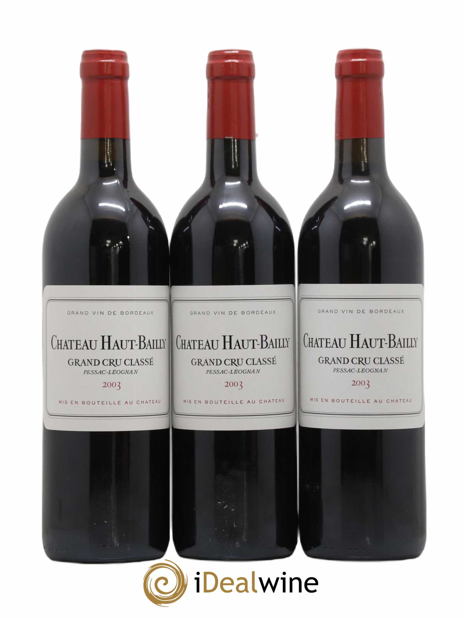 Château Haut-Bailly Cru Classé de Graves  2003 - Lot de 12 Bouteilles