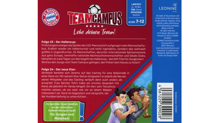 FC Bayern Team Campus (Fußball) (CD 12)