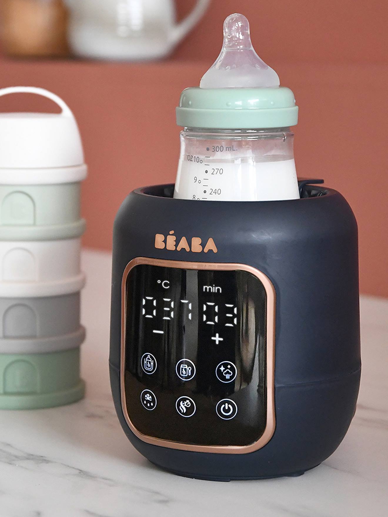 Beaba Flaschenwärmer MULTI MILK BEABA - blau