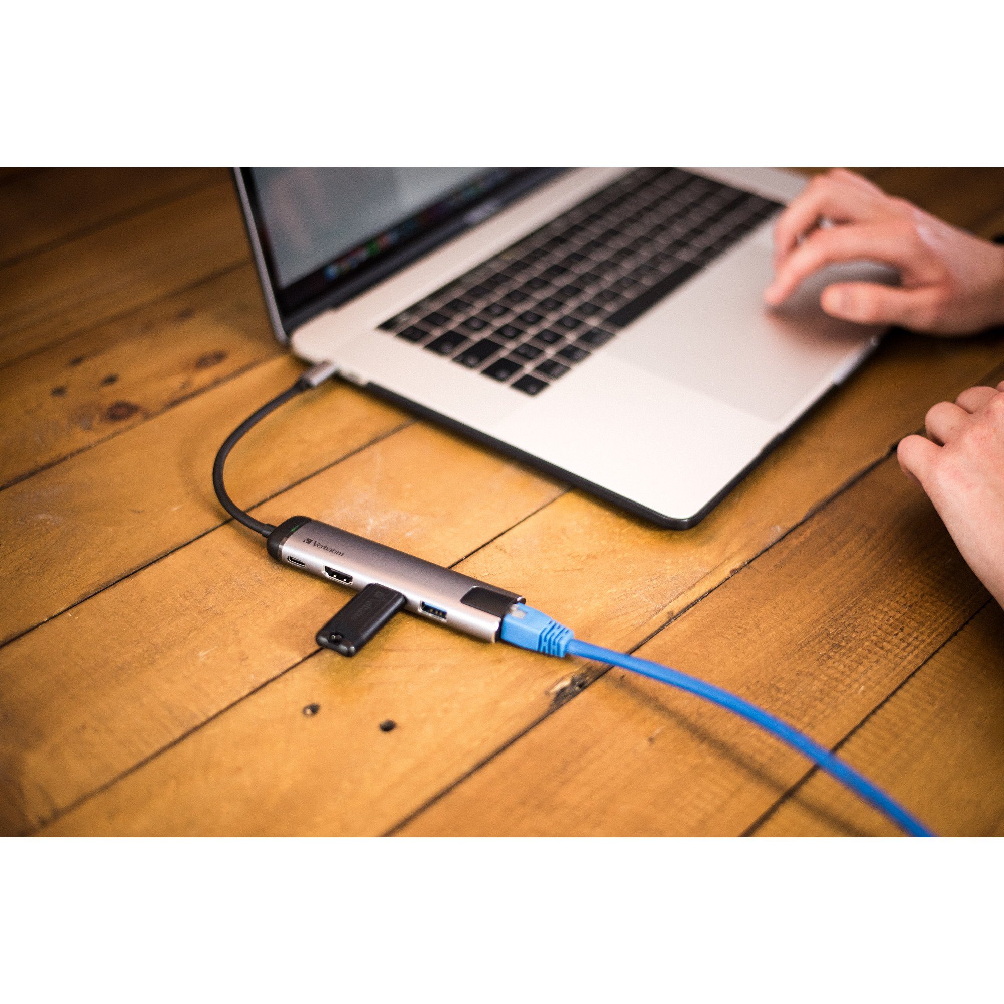 Verbatim Verbatim USB 3.2 Gen 1 Multiport-Hub, USB-C Audio- & Video-Adapter