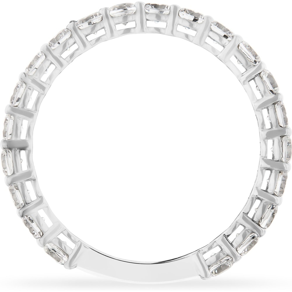 FAVS Bague pour femme 375 Or blanc or blanc Bague