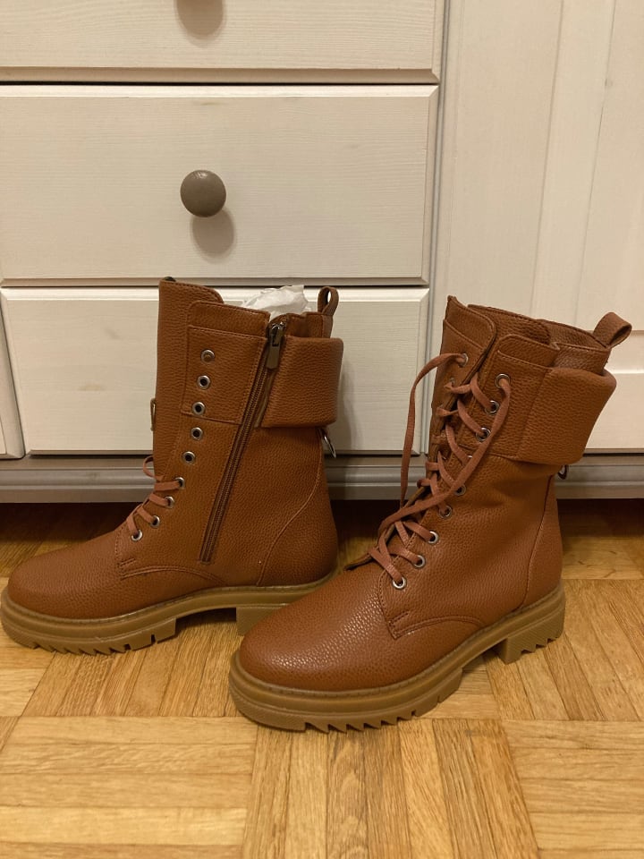 Officina 55 Boots in Braun günstig kaufen 37