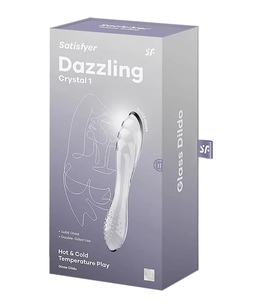 Satisfyer Dazzling Crystal Transparent Intimmassageapparat