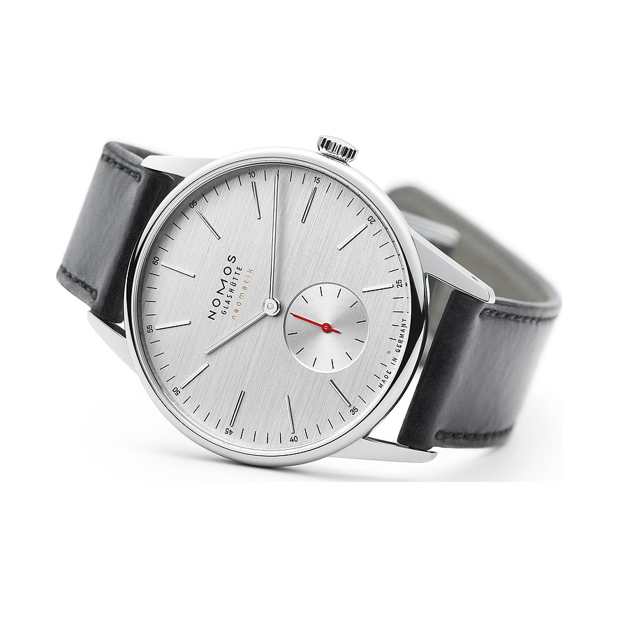 Nomos Glashütte Unisexuhr Orion neomatik 39 silvercut