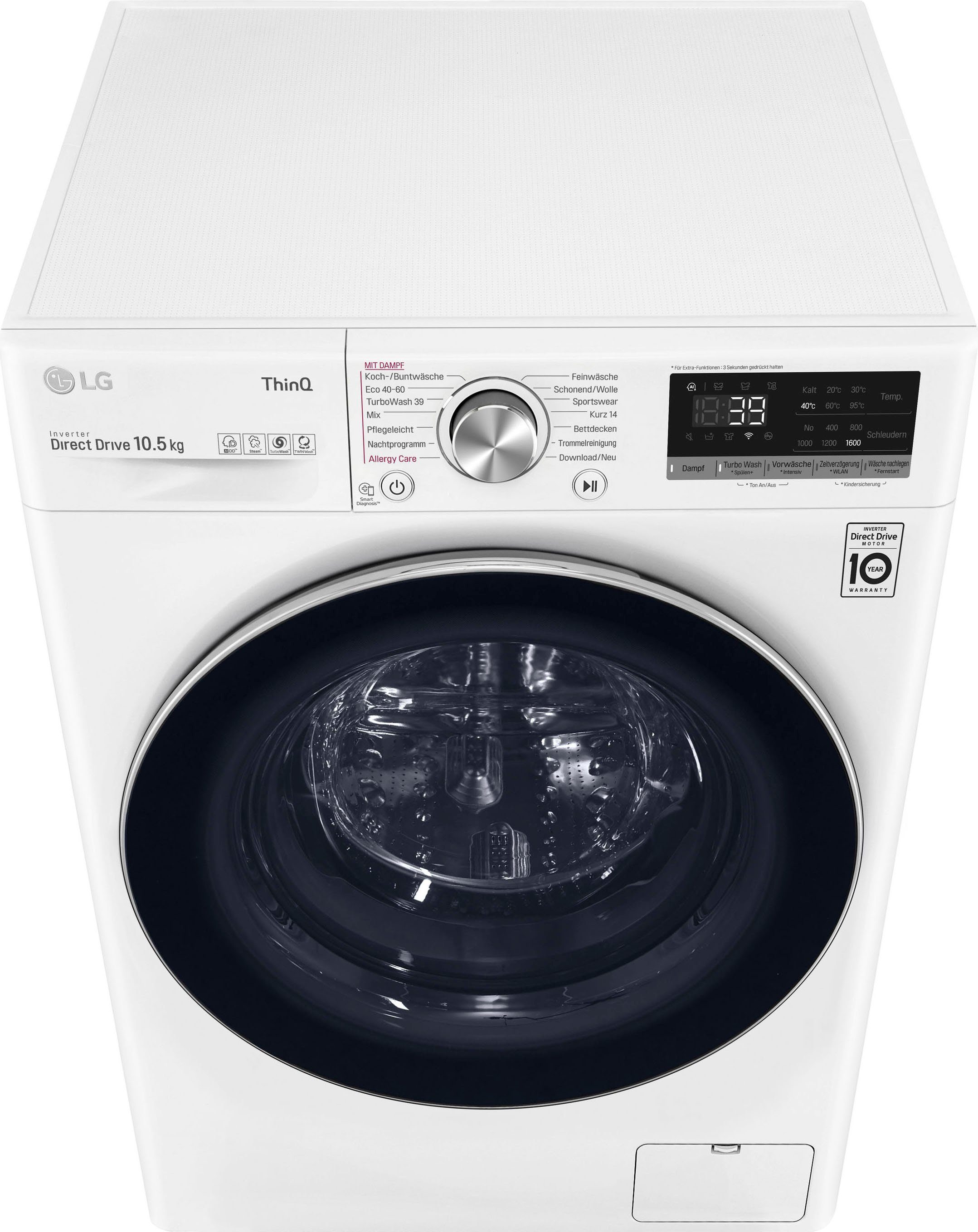 LG Waschmaschine Serie 7 F4WR7012, 11 kg, 1400 U/min