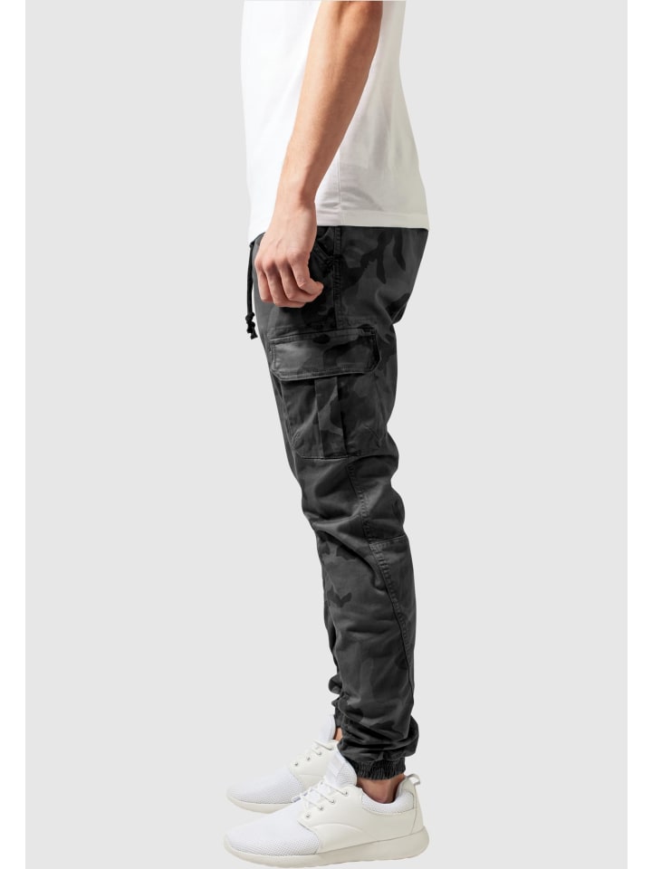 Urban Classics Urban Classics Cargo-Hosen in grey camo günstig kaufen
