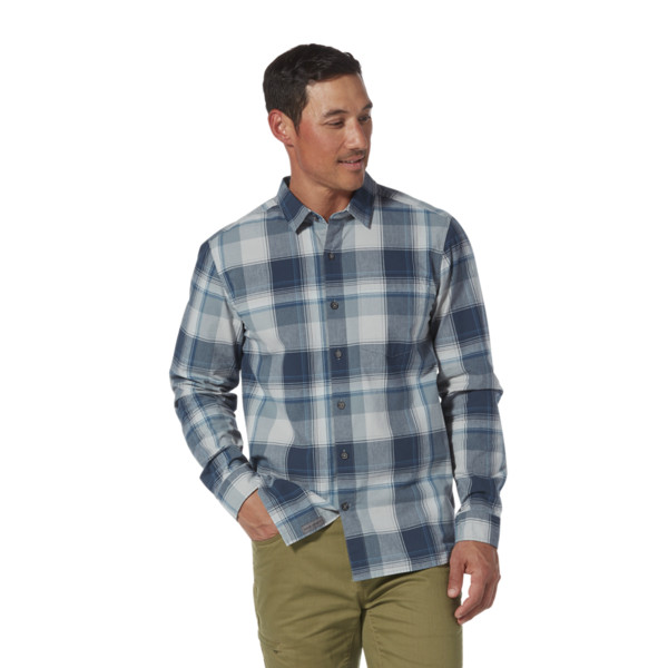TROUVAILLE ORGANIC COTTON PLAID L/S Herren - Outdoor Hemd