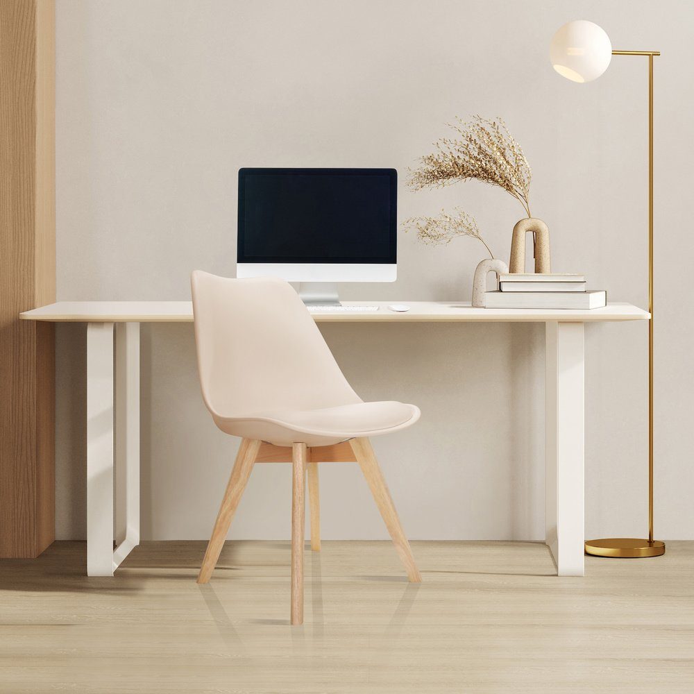 hjh OFFICE Schalenstuhl Schalenstuhl SCANDI Kunststoff ohne Armlehnen (4er Set), Esszimmerstuhl