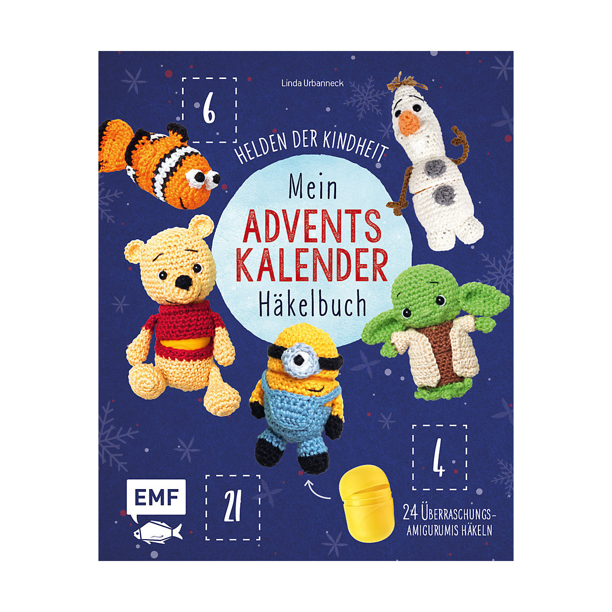 Mein Adventskalender-Häkelbuch: Helden der Kindheit