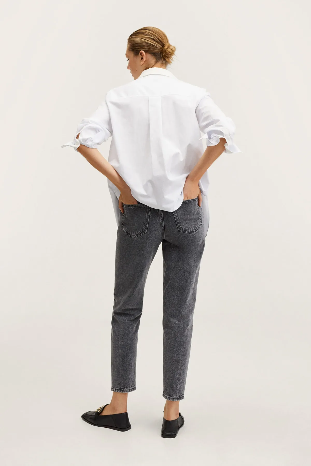 MANGO  Graue Damenjeans 27011119