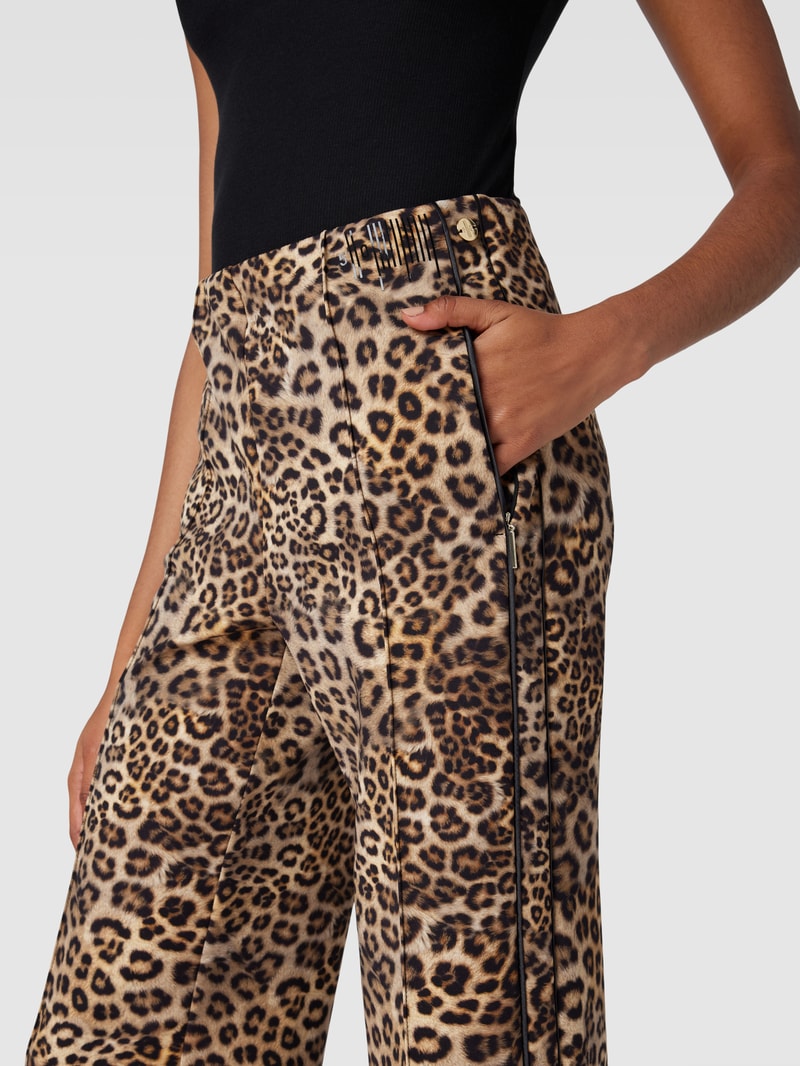Hose mit Animal-Print - 50 Jahre Jubiläumskapsel in camel