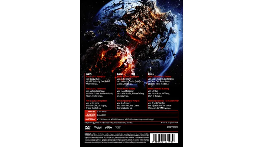 Earthfall - Die Katastrophenfilm-Box  [3 DVDs]
