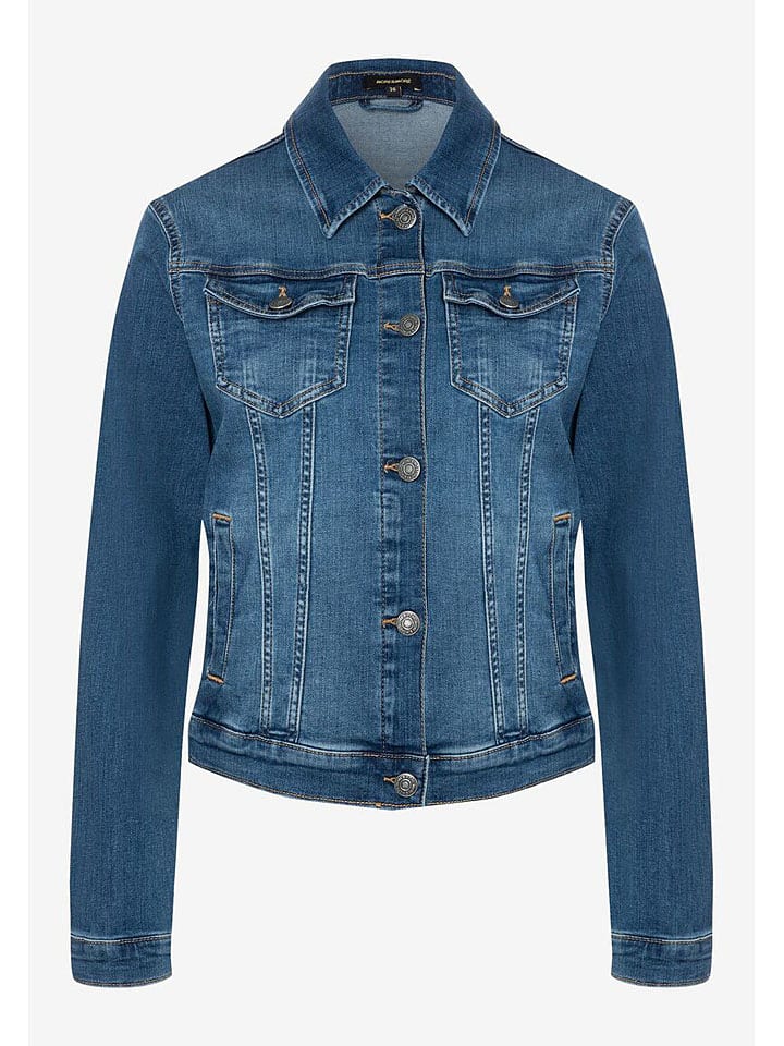 More & More Jeansjacke in Blau günstig kaufen