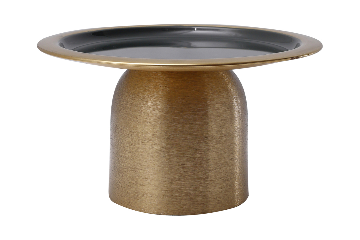 Kayoom Kuchenplatte Art Deco 225 Gold / Dunkelgrün