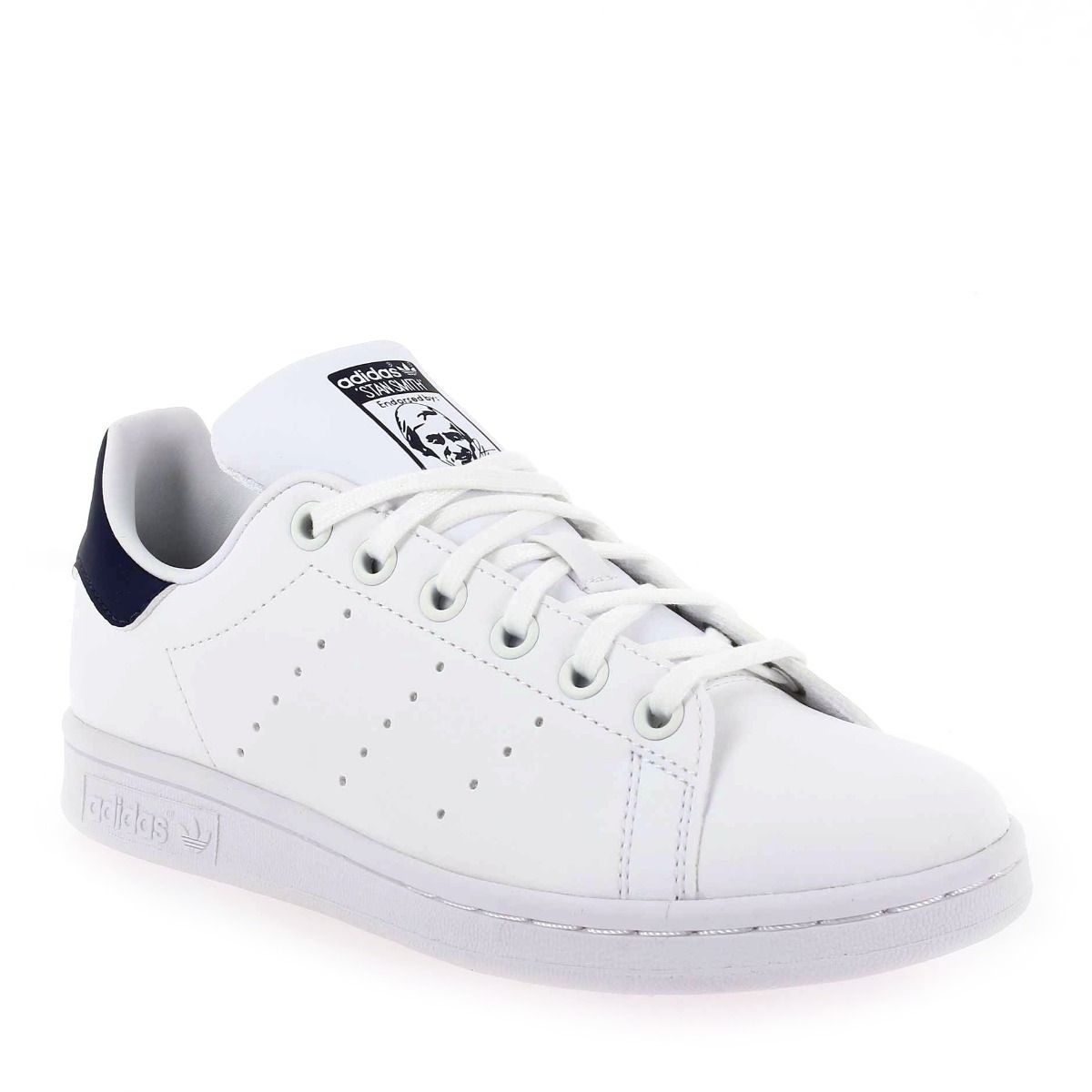 Adidas Originals  STAN SMITH JUNIOR - Blanc Marine