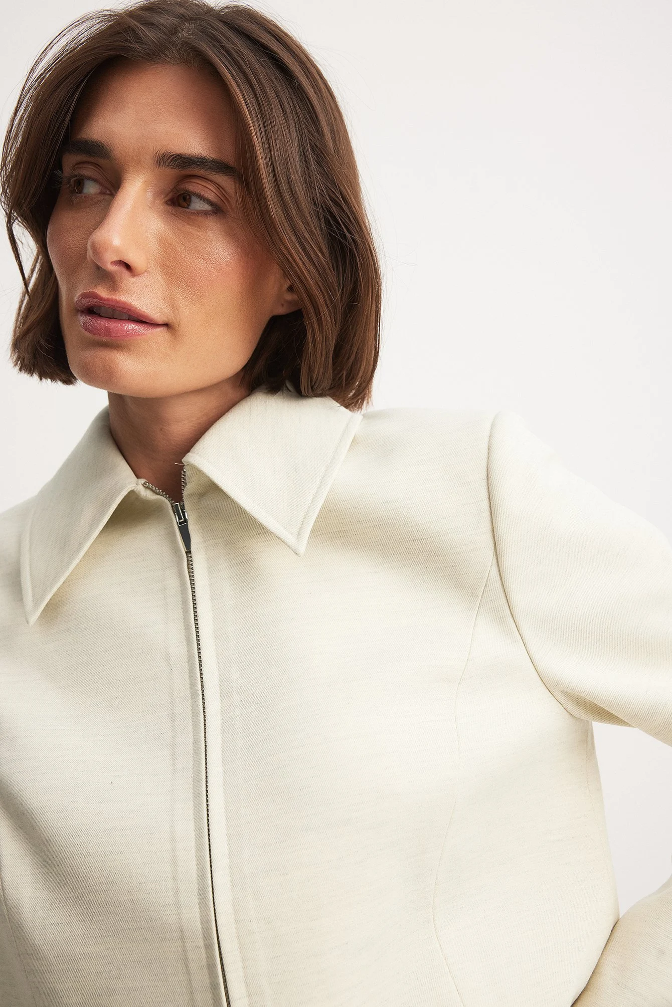 Jacke mit Reißverschlussdetail
