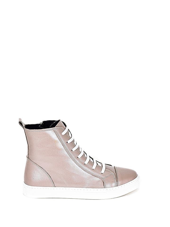 Noosy Leder-Sneakers in Beige günstig kaufen 41