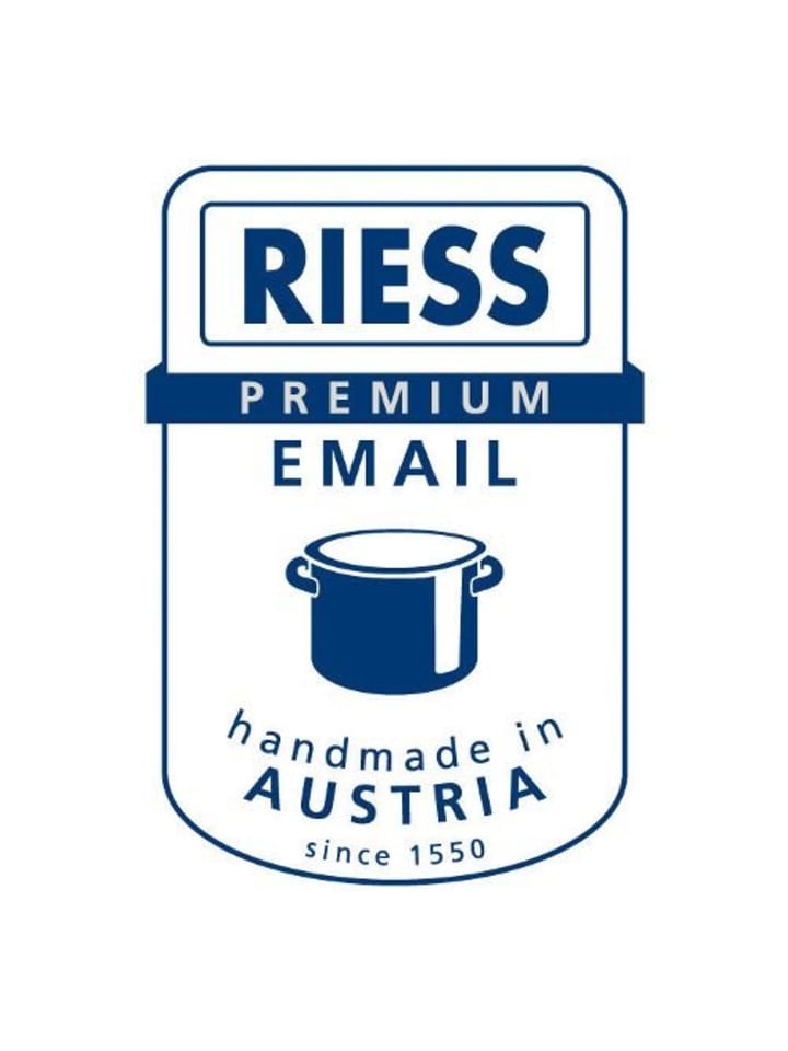 Riess Schneltopf Emaille Country Flora in Weiß günstig kaufen 1 Stück