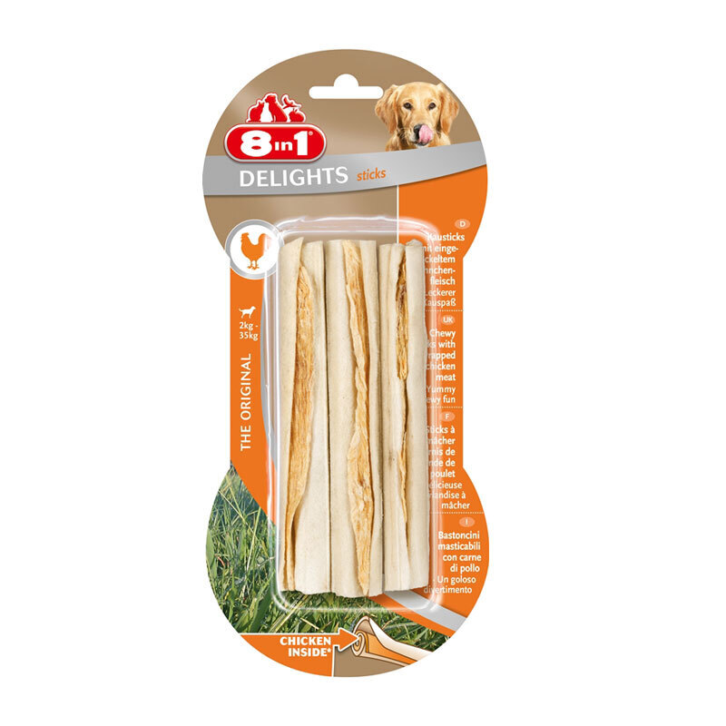 8in1 Snacks 8in1 Delights Kausticks 1x3 Stück Hähnchen