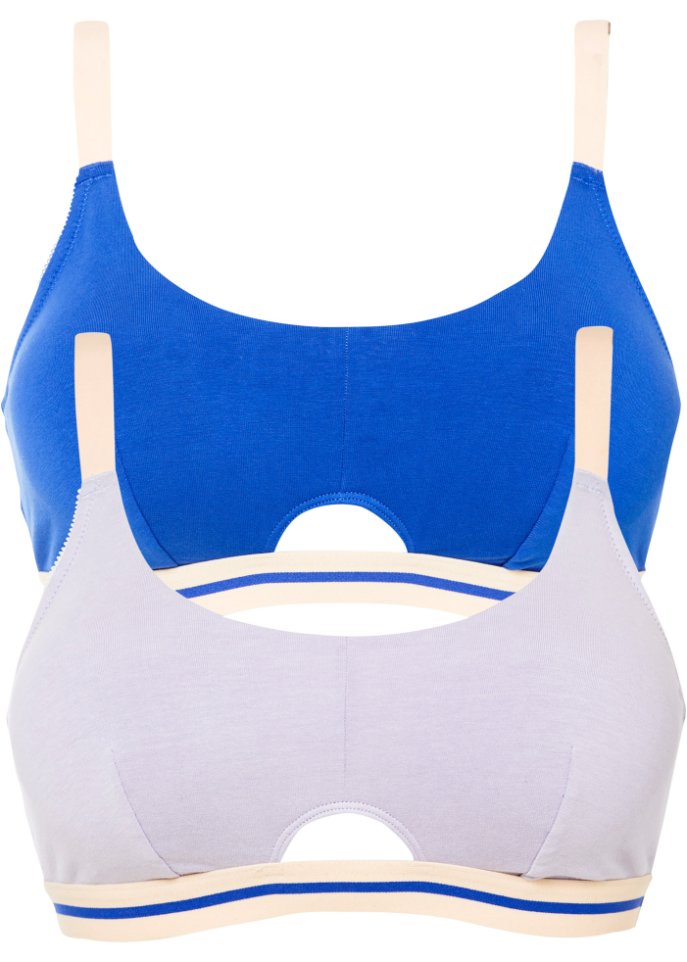 Bustier mit Bio-Baumwolle (2er Pack)