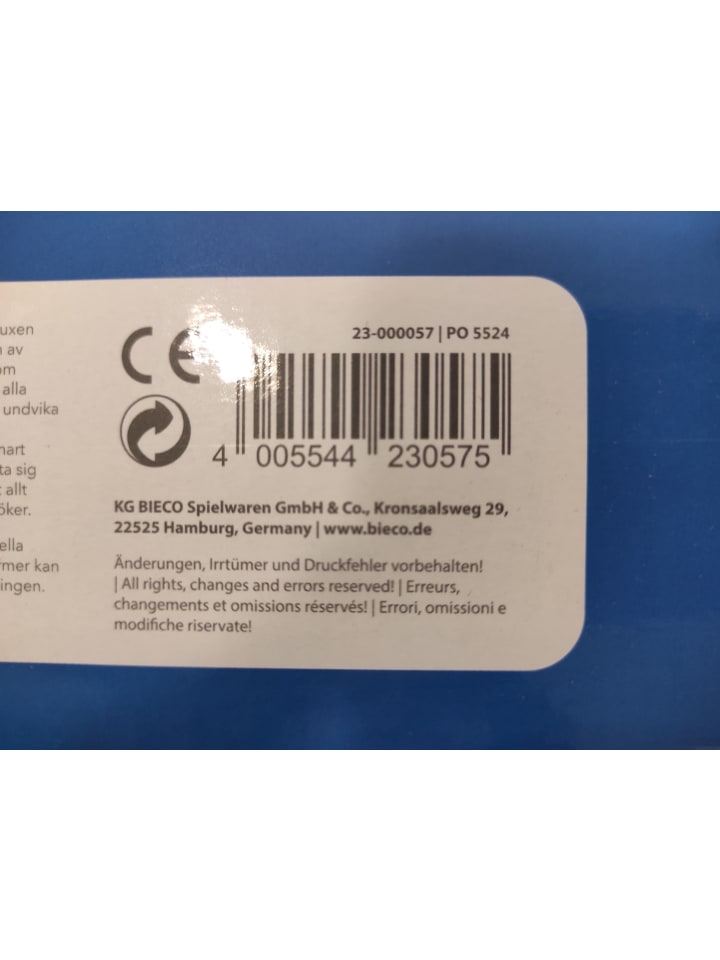 Bieco Spielwaren Spielbogen aus Holz Höhenverstellbar - ab Geburt in Blau günstig kaufen onesize