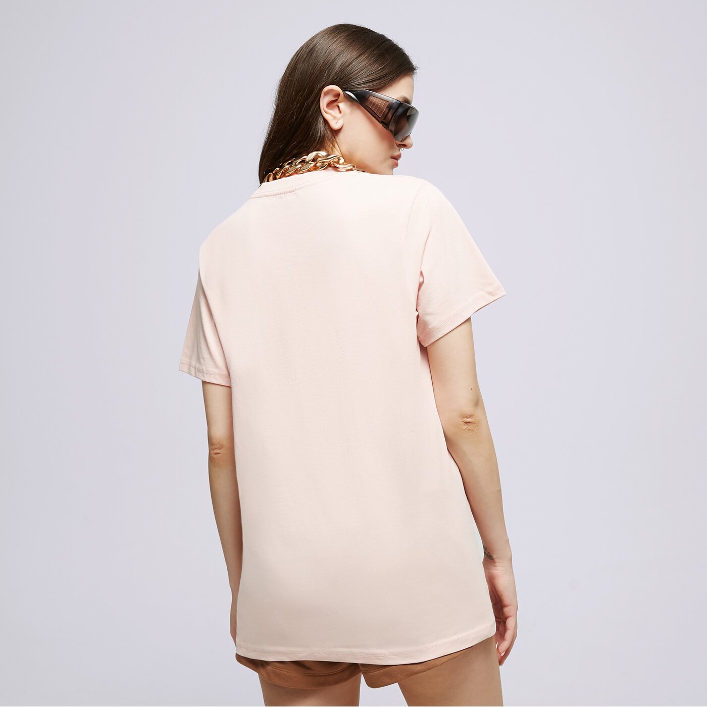 VANS T-SHIRT LEFT CHEST LOGO TEE EM Rosa