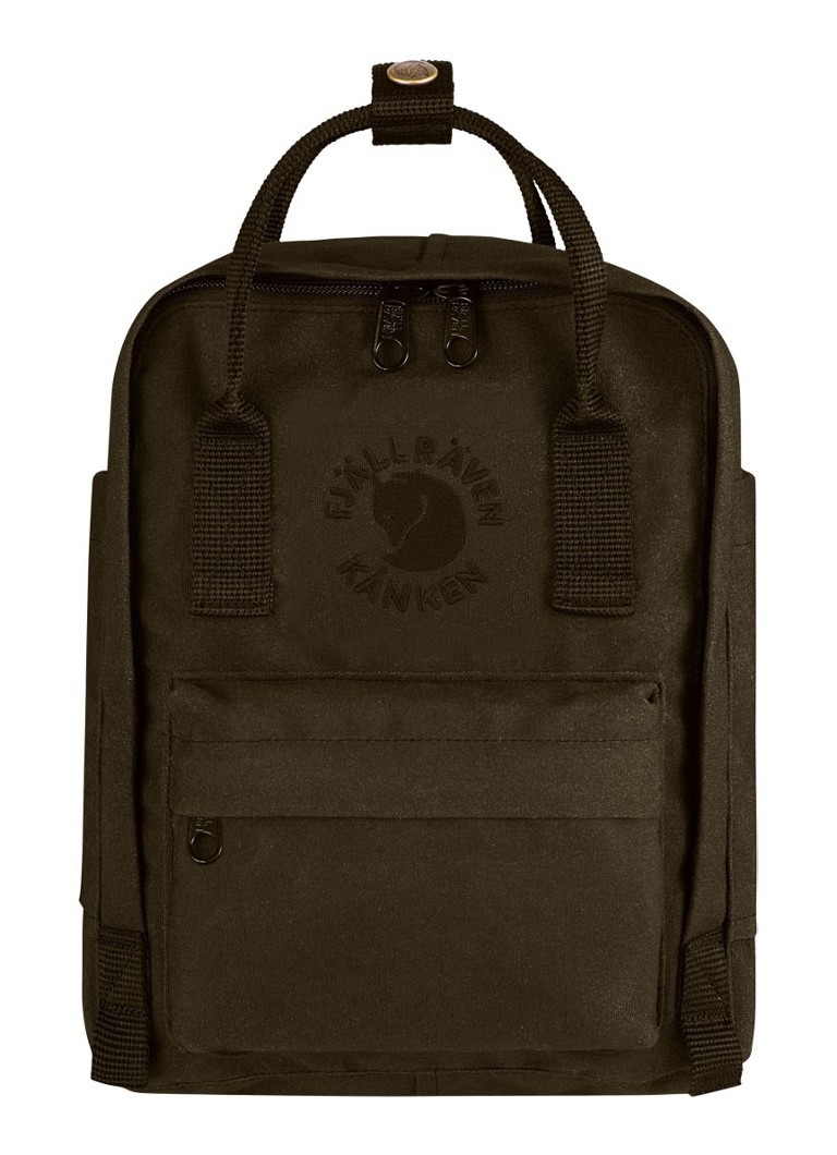 Fjällräven Re-Kånken Mini mugursoma ar logotipu