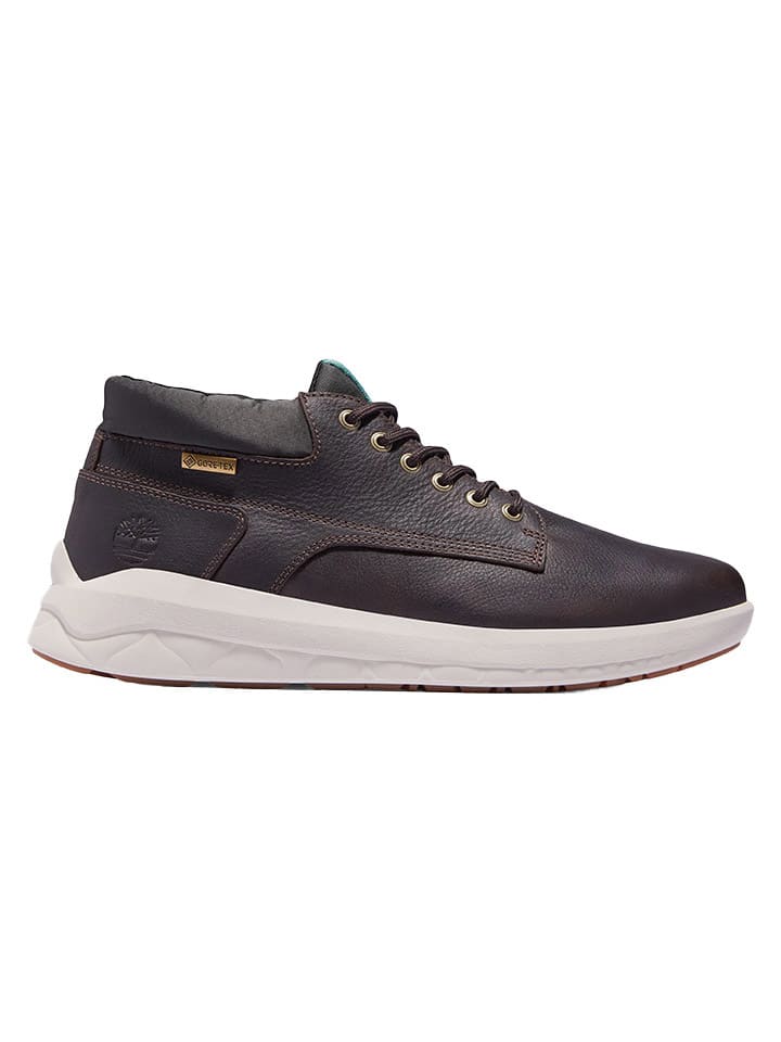 Timberland Leder-Sneakers in Braun günstig kaufen