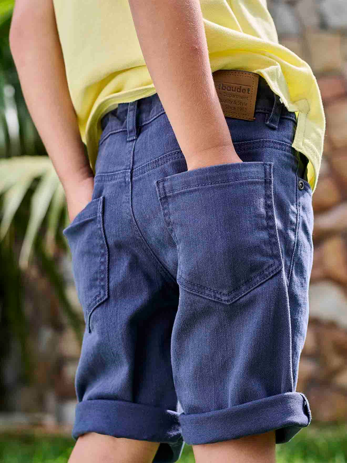 Vertbaudet Jungen Shorts Oeko-Tex - hellgelb