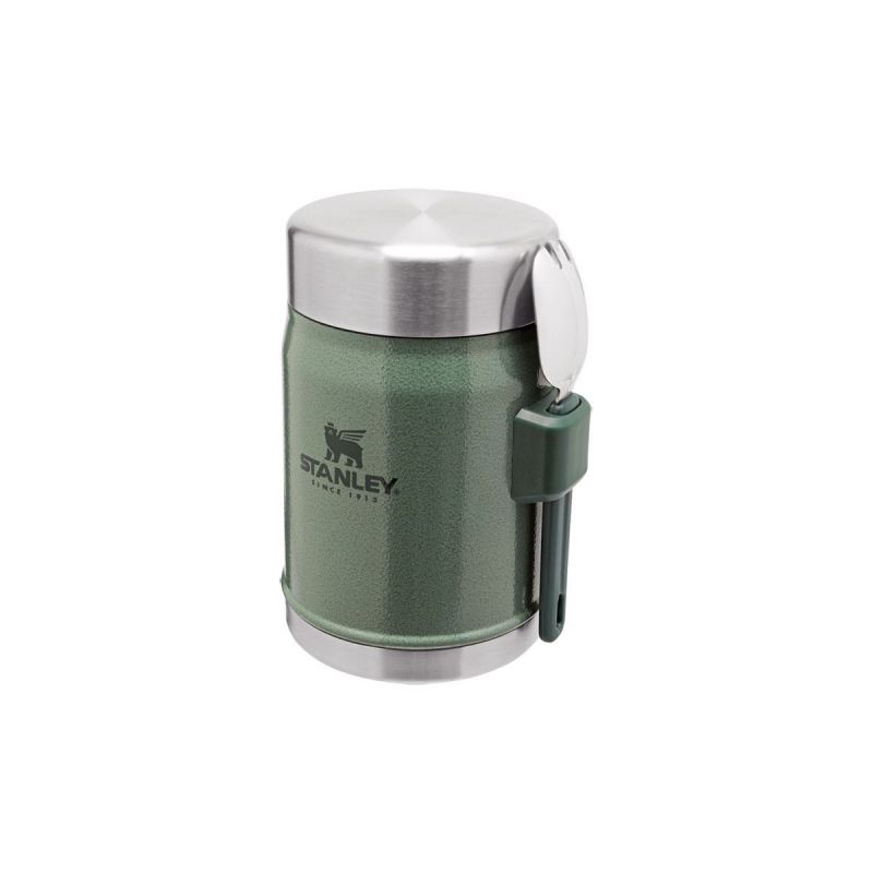 Stanley Food Jar, Classic Legendary Food Jar + Spork 14oz \/ 400ml Hammertone Green