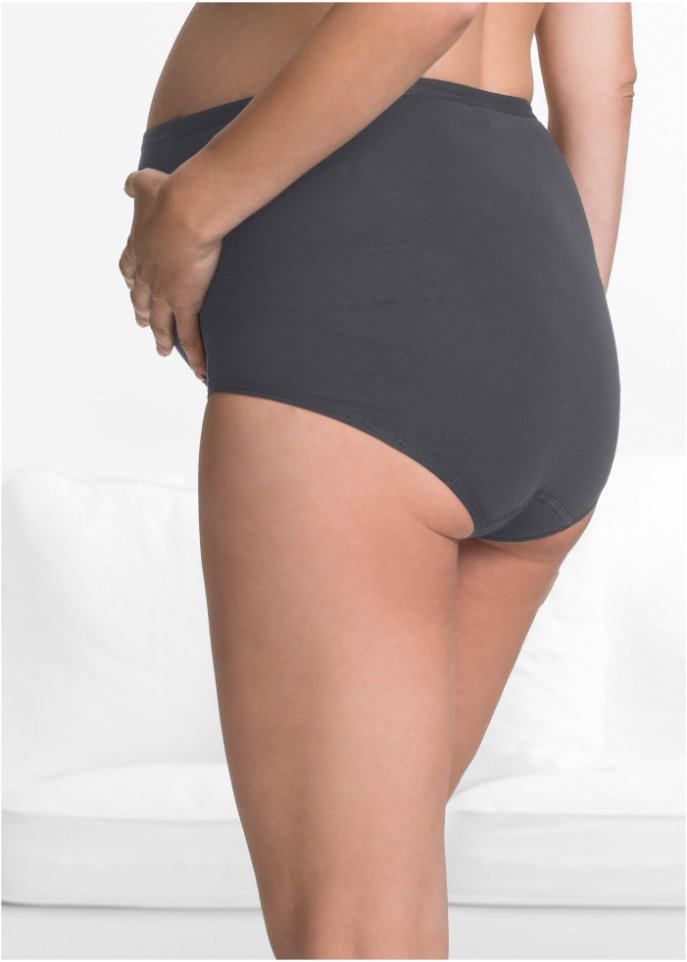 Überbauchslip mit Bio-Baumwolle (2er Pack)