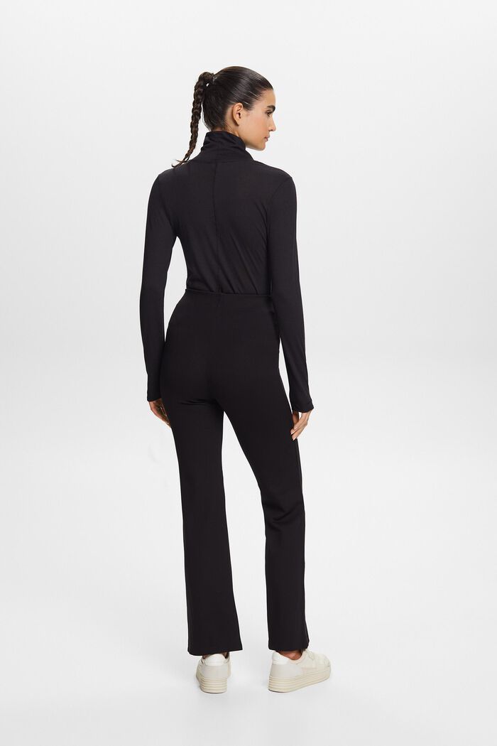 Hose aus Punto-Jersey mit weitem Bein