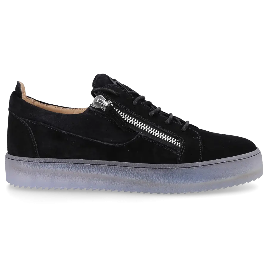 Giuseppe Zanotti - Sneaker low FRANKIE Veloursleder - schwarz