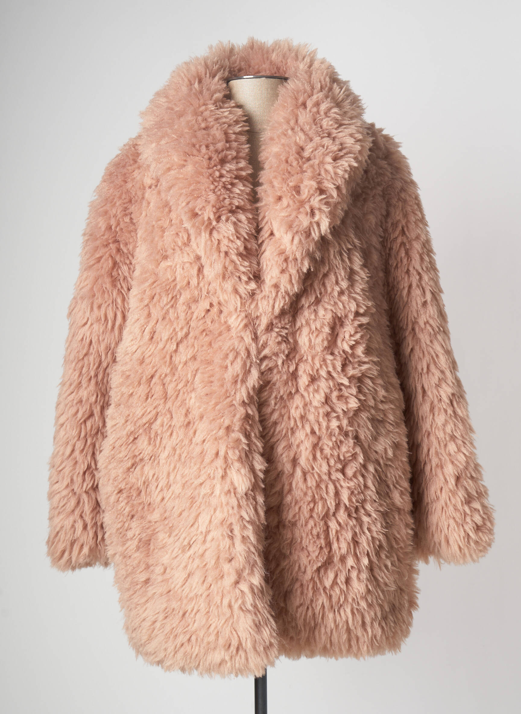 Angela Davis Manteaux Longs Femme couleur rose