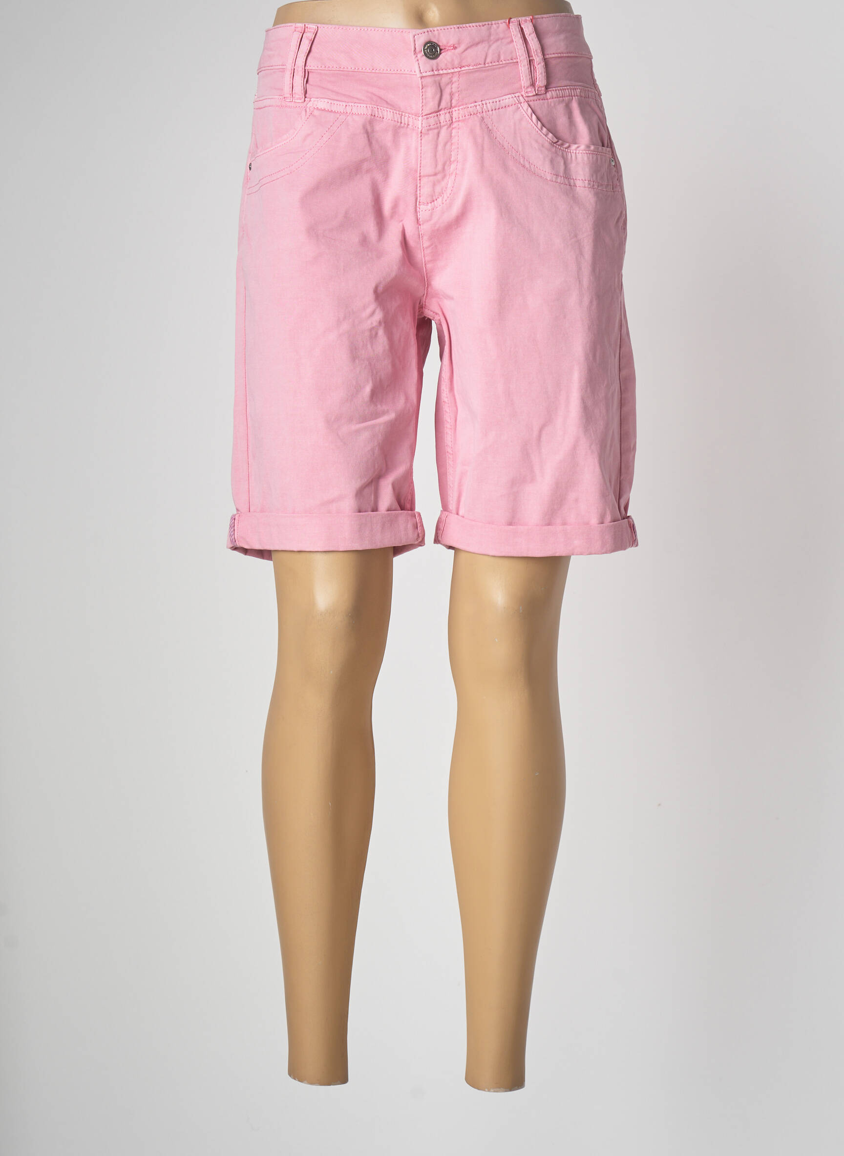 S Oliver Bermudas Femme couleur rose
