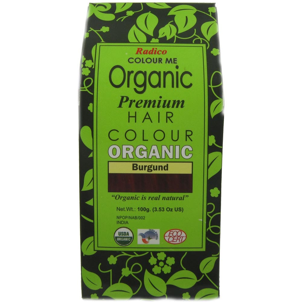 Radico Colour Me Organic Burgundy 100 g