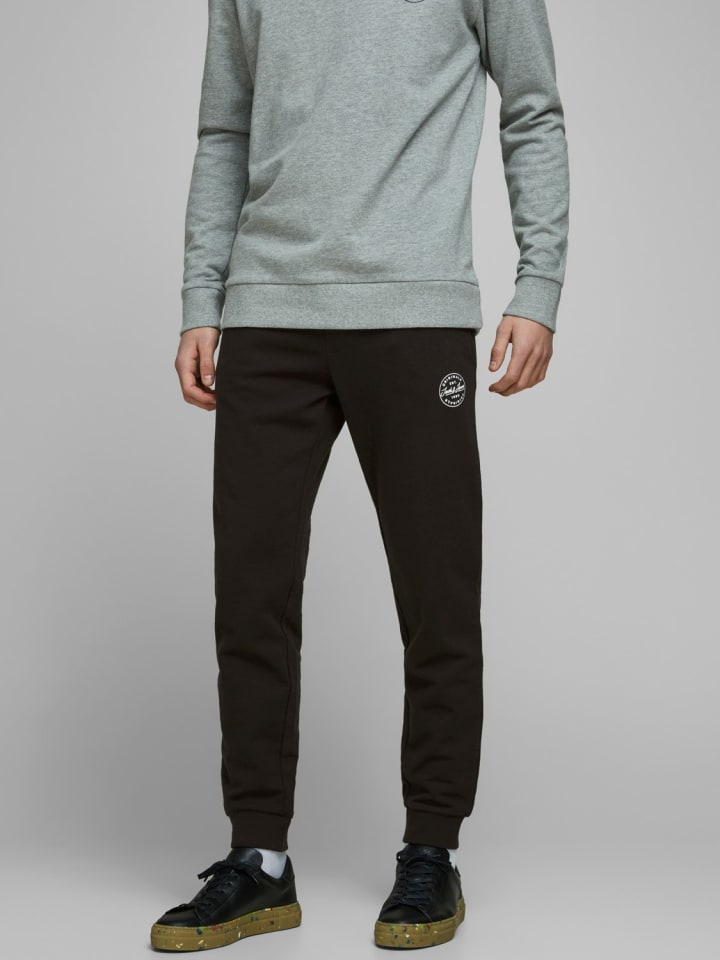 Jack & Jones Jogginghose JPSTGORDON Trainingshose Bequeme Sweat Pants in Schwarz günstig kaufen