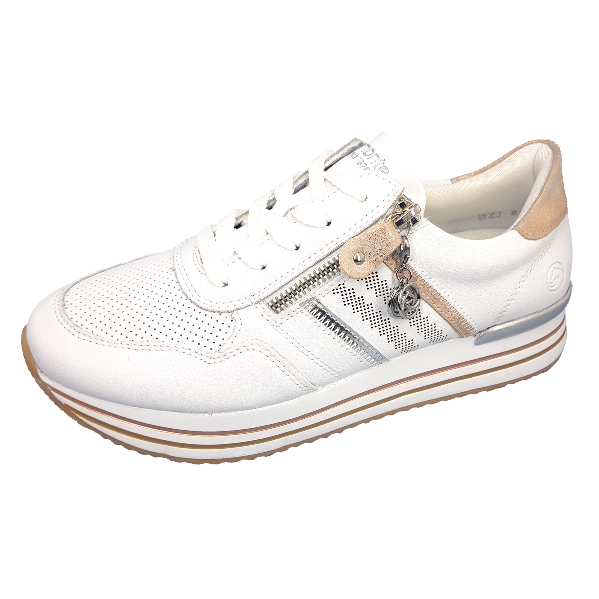 Remonte D1318-80 Weiß 80 Weiss/Rosegold